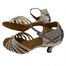 NAOMI SILVER SPARKLE - 2.5 INCH HEEL